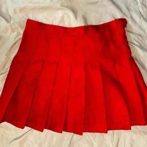 Red Pleated Skirt❤️